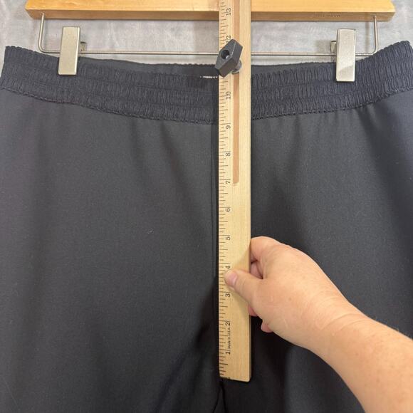 Kate Spade Pants Womens 10 Black Flat Front Mid Rise Side Zip Slim Leg Stretch - Picture 10 of 12